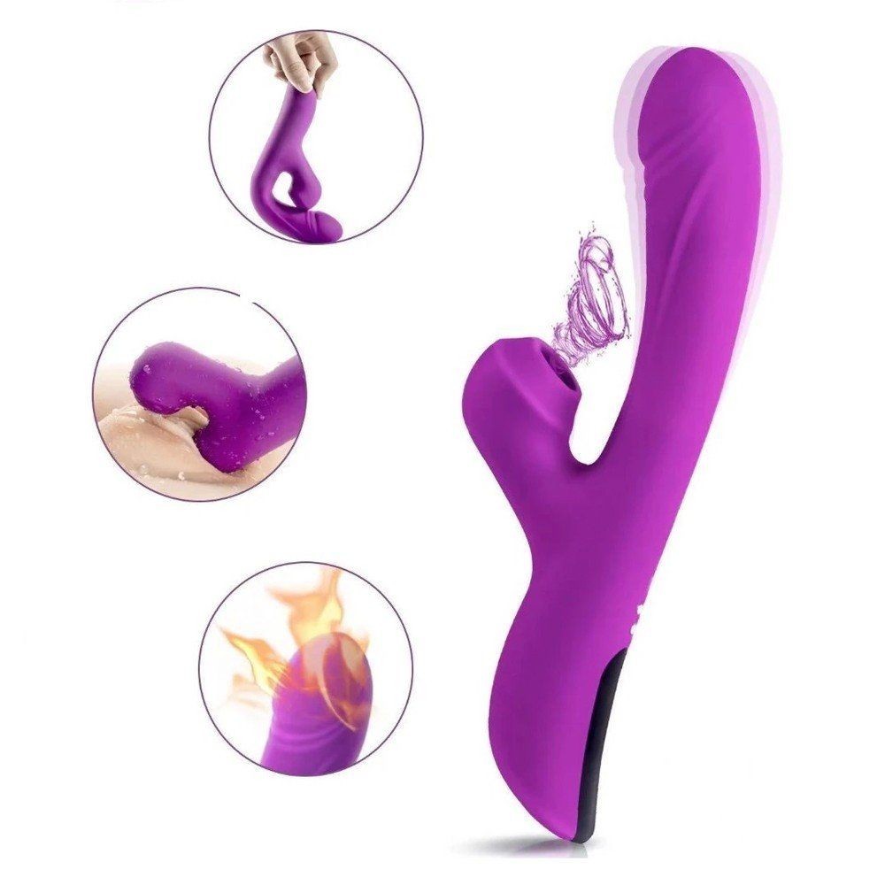 bAŞKa Wow Rabbit Sucking And Heating Vibe Isıtmalı ve Emiş Güçlü Rabbit Vibratör