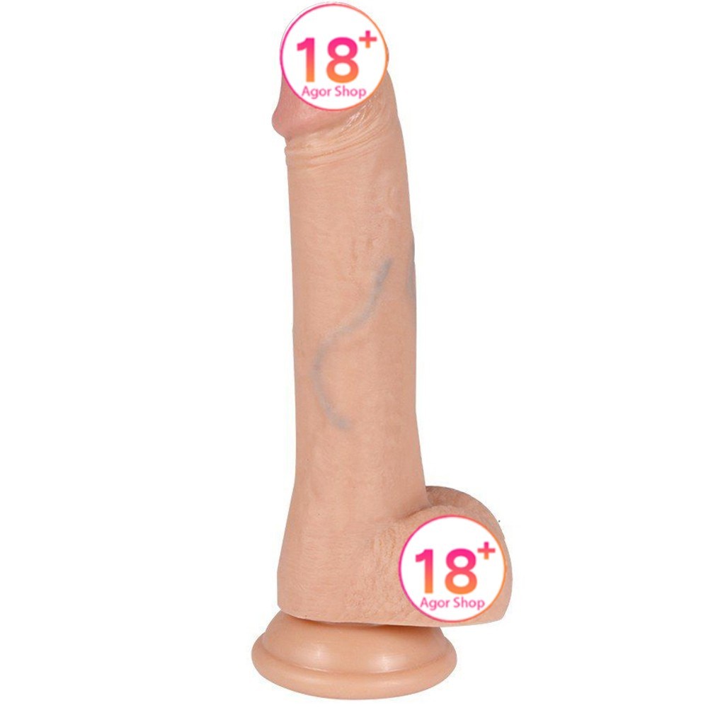 Shequ Dildo Series Sean Flesh 22 cm Realistik Penis SQ-WBC10043