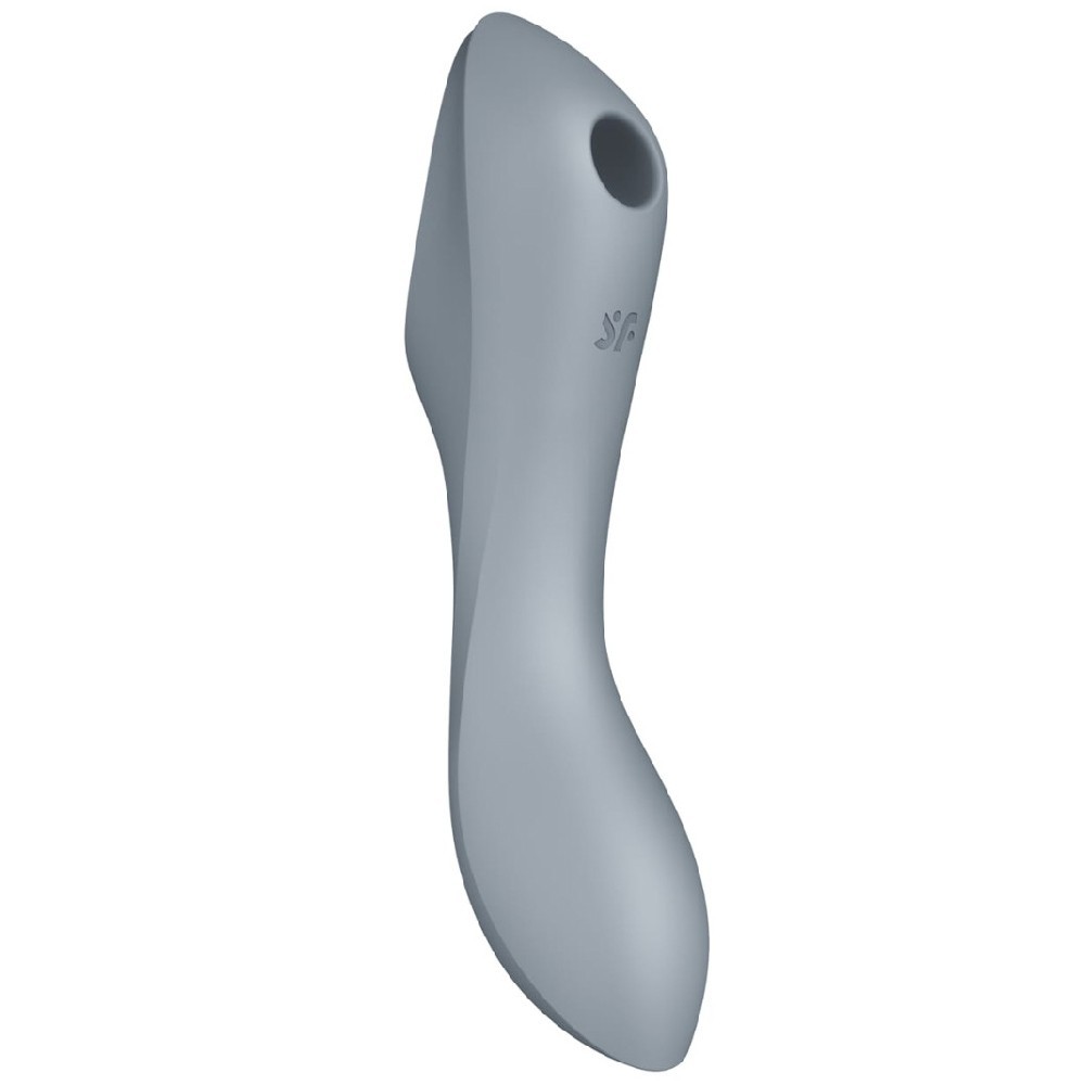 Satisfyer Curvy Trinity 3 Gray Insertable Air Pulse Emiş Güçlü Vibratör