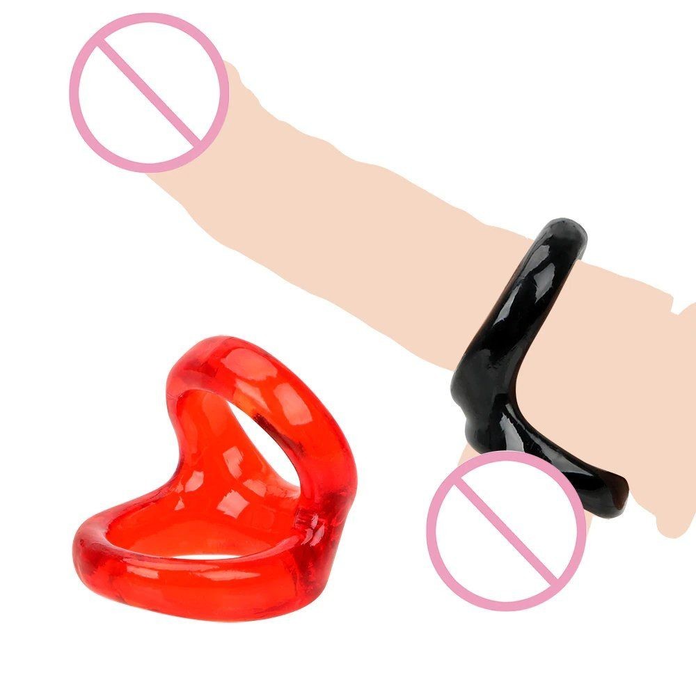 bAŞKa Easy Realese Duo Silicone Cock Ring Penis Halkası-Black