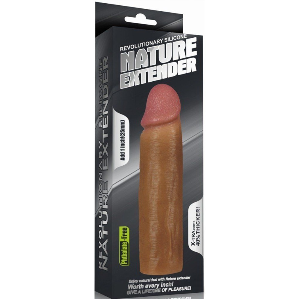 Lovetoy Nature Extender Doğal Silikon Gerçek Doku Penis Kılıfı LV4211B
