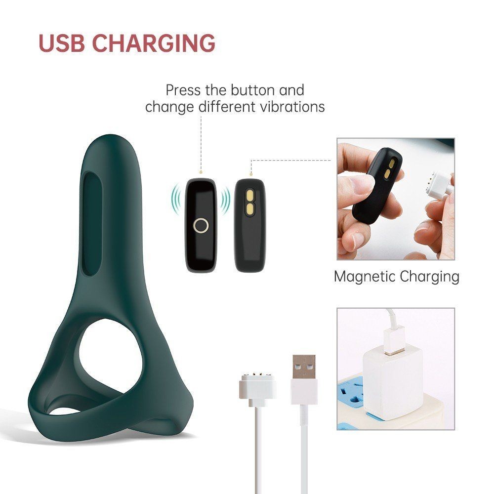 Magic Motion Rise Smart Wearable Cockring Green