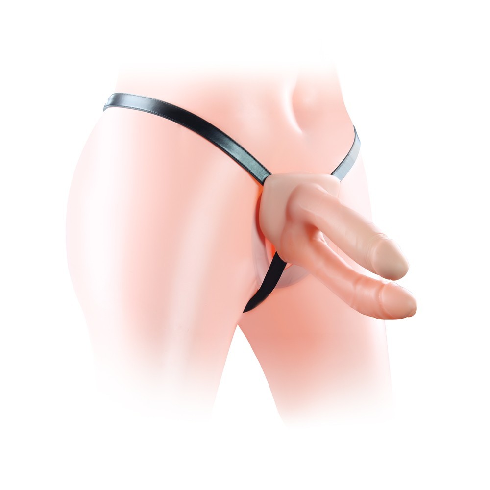 Lovetoy Unisex Hollow Strap On  Belden Bağlamalı Çift Taraflı Kemerli Penis LV3005