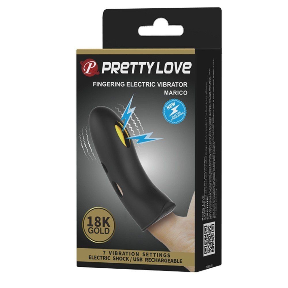 Pretty Love Fingering Electric Vibratör Marico 18K Altın Vibratör