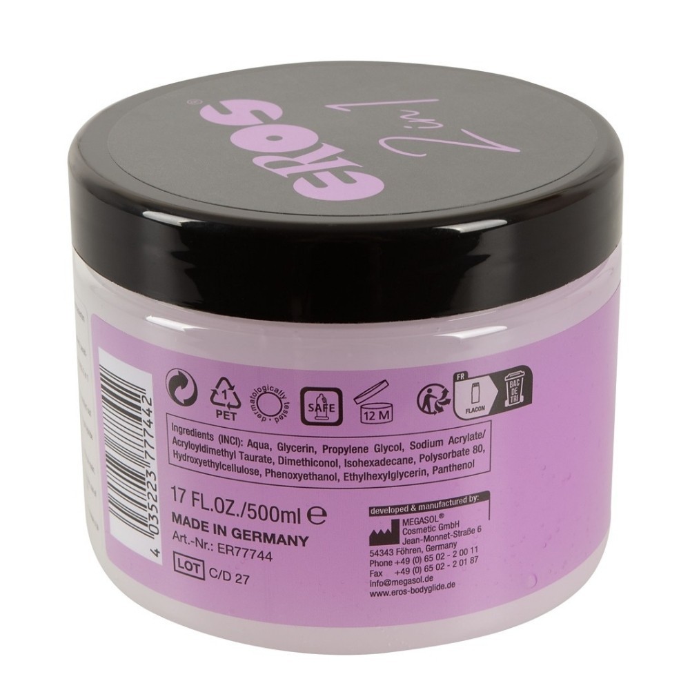 Eros 2 İn 1 Lube Fist Su ve Silikon Bazlı 500 Ml Kayganlaştırıcı Jel