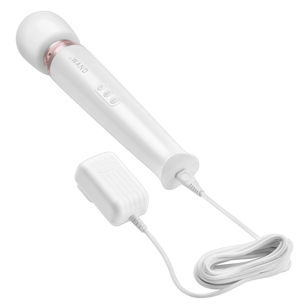 Le Wand Rechargeable Body Massager White Masaj Wand Vibrator