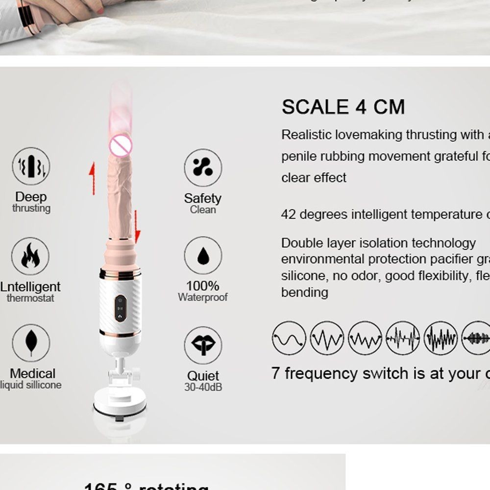 Dibe Gun Machine Thrusting İleri Geri Hareketli Seks Makinesi