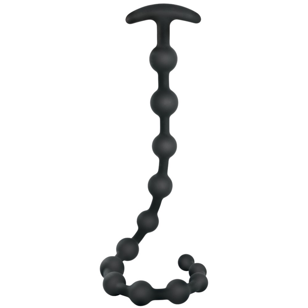 Black Velvets Anal Beads 50 Cm Silikon Alıştırıcı Anal Boncuk