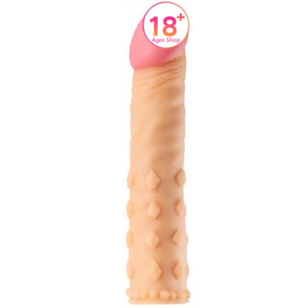 Yeain Max-Man Extension Sleeve Add 2'' Tırtıklı Realistik Penis Kılıfı