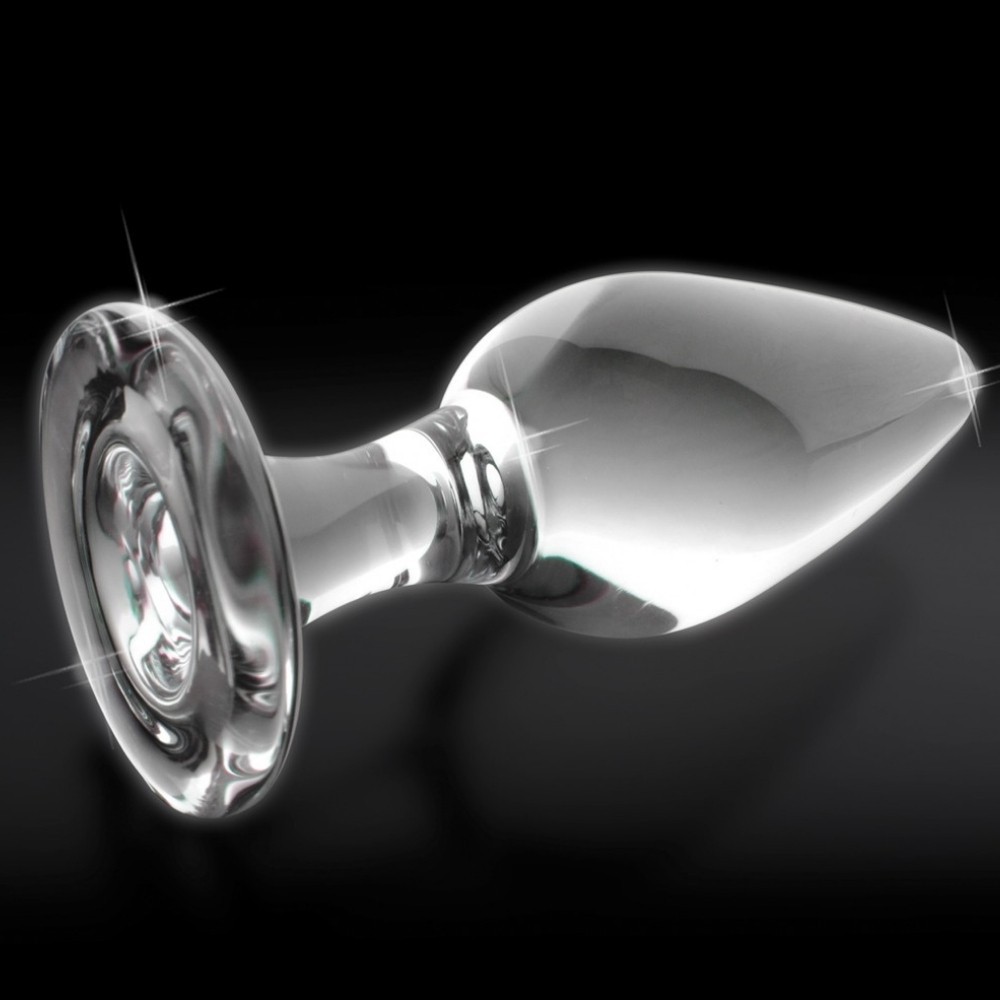 Pipedream İcicles No. 26 Hand Blown Glass Massager Cam Plug