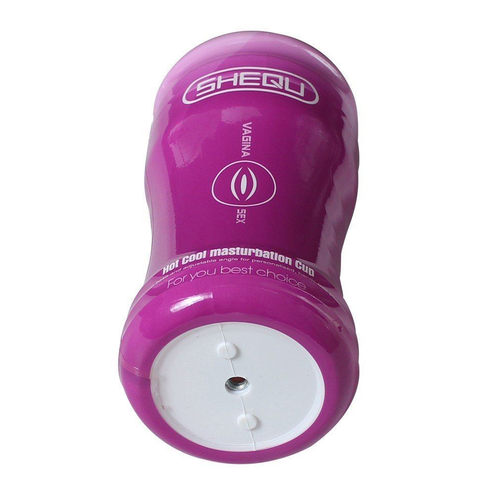Shequ Hot Cool Sabitlenebilir Yapay Vajina Titreşimli Masturbator SQ-MA70003