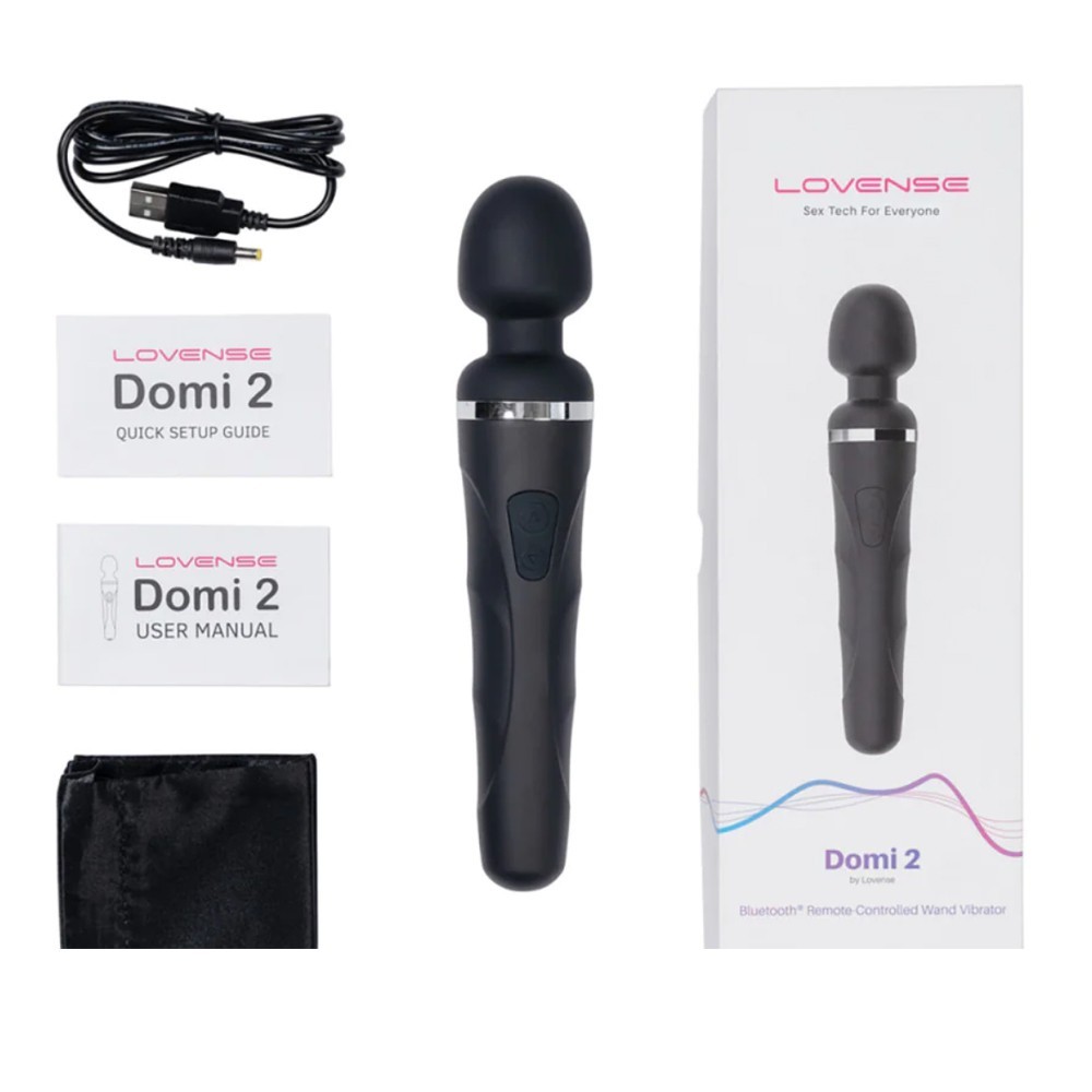 Lovense Domi 2 Bluetooth Cordless Mini Wand Vibrator