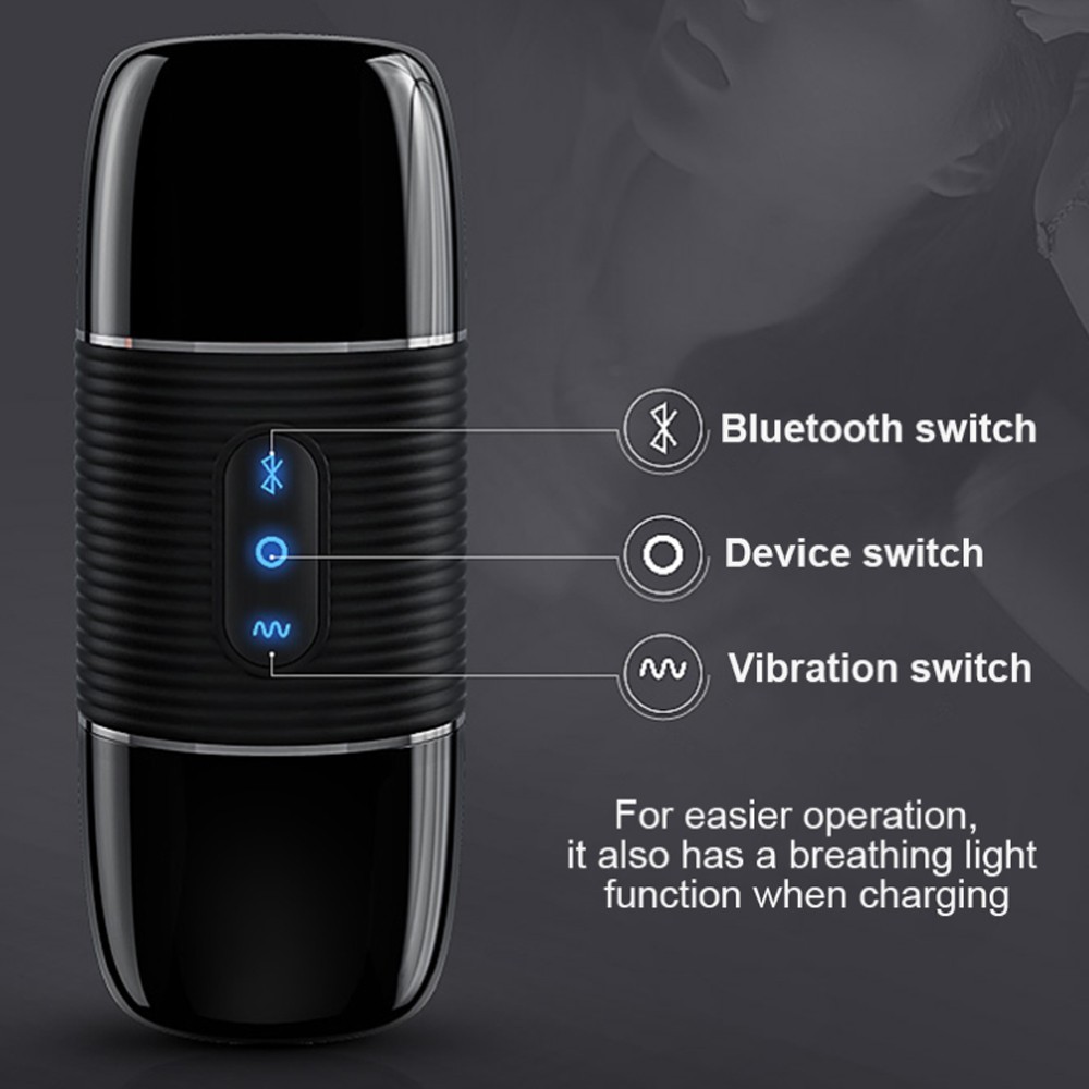 Wowyes B2 Bluetooth Kontrollü Vajina Mastürbatör&Müzik Çalar Hoparlörü MRB-004