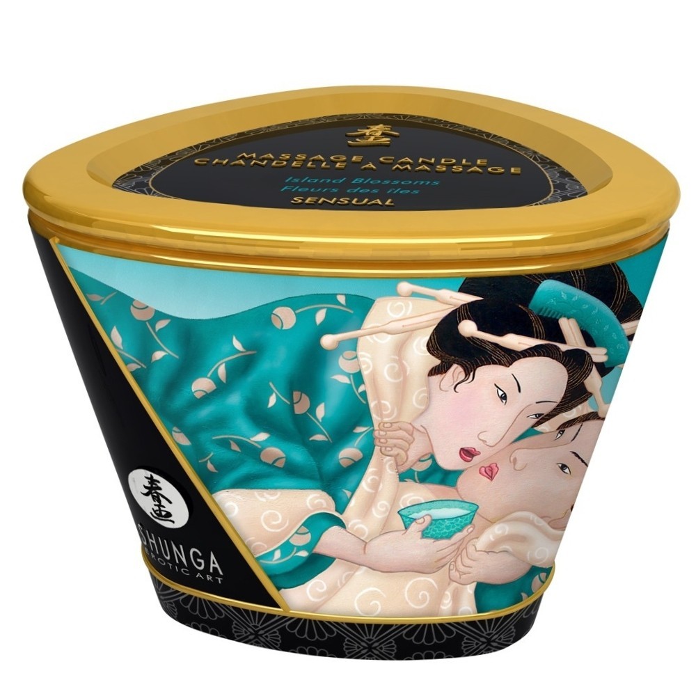 Shunga Massage Candle İsland Blossom 170 Ml Masaj Mumu