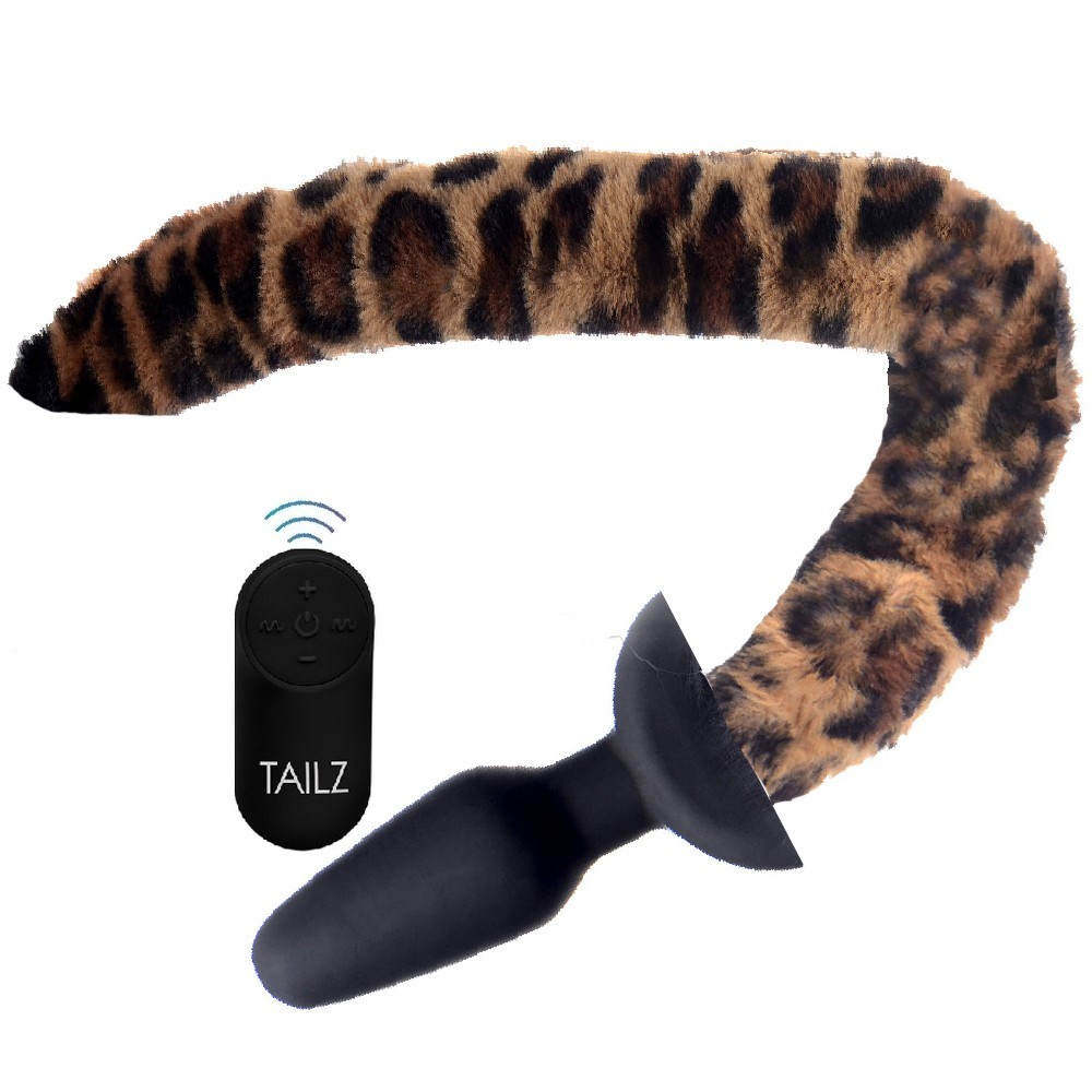 Xr Waggerz Moving And Vibrating Leopard Kuyruklu Anal Plug