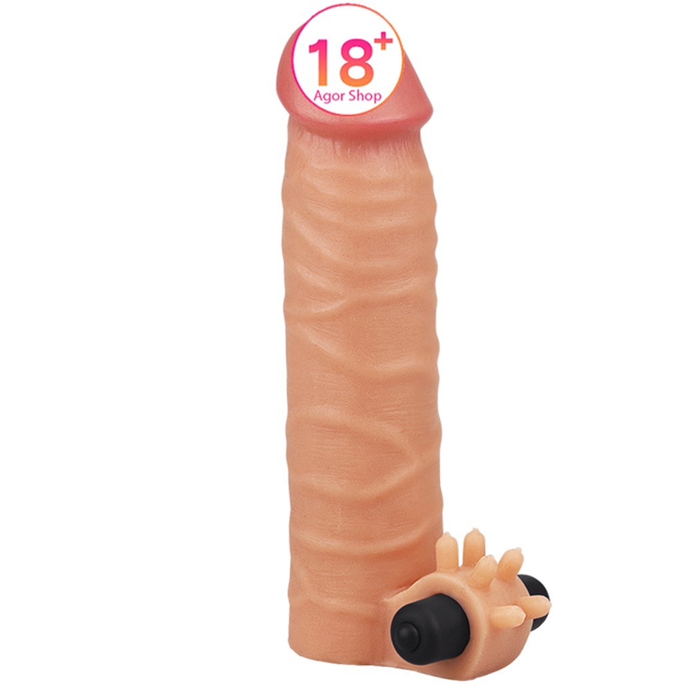 Lovetoy Nature Extender Natural Et Doku Titreşimli Penis Kılıfı LV414100