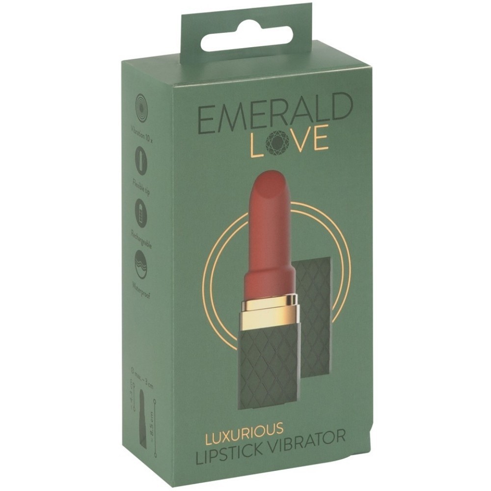 Emerald Love Luxurious Lipstick Ruj Vibratör