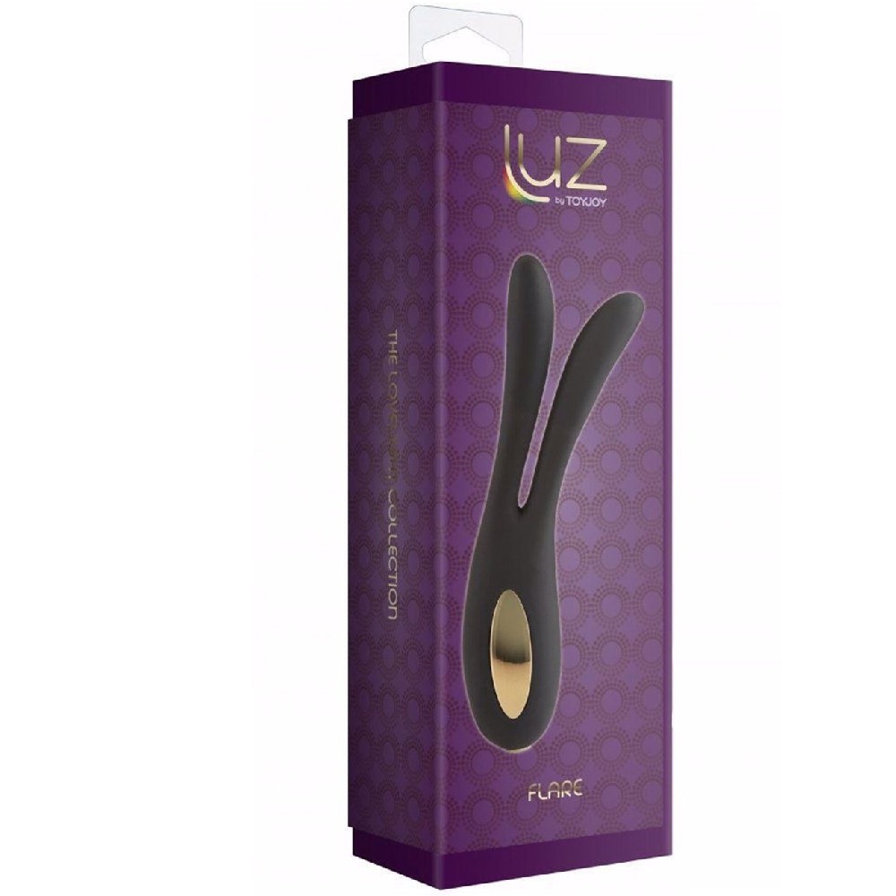 ToyJoy Luz Flare Çift Stimülasyon Vibratör-Black