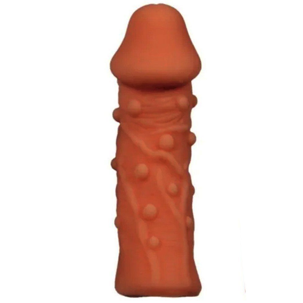 bAŞKa Maxx Sleeve Yumuşak Doku Melez Realistik Penis Kılıfı