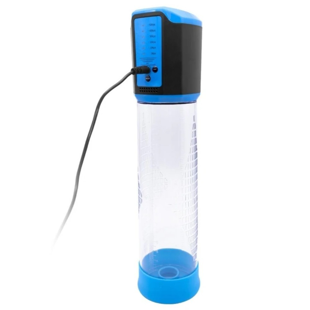 bAŞKa Canwin Bigger Man Passion Pump 5 Speed Otomatik Penis Pompası-Blue