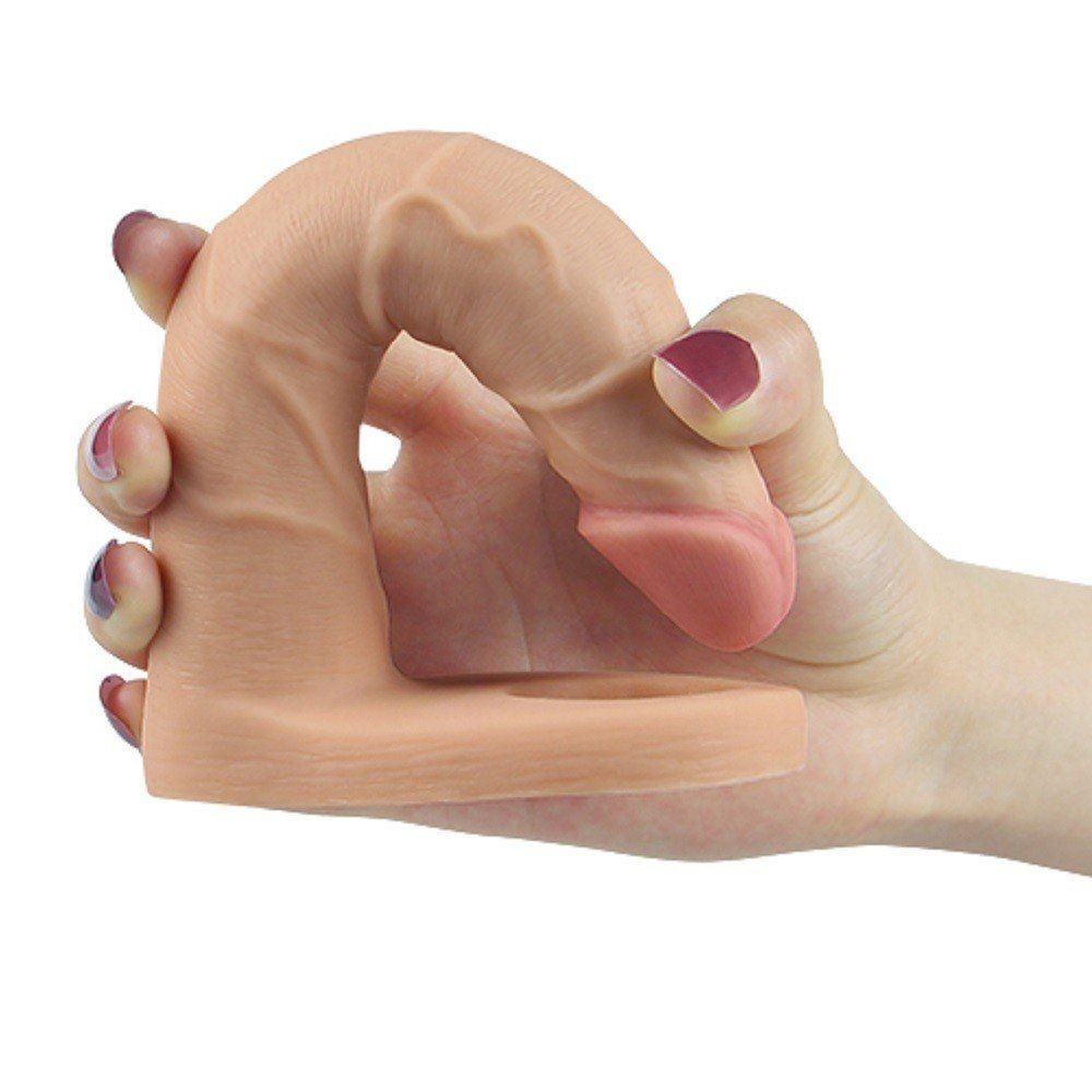 Lovetoy The Ultra Soft Double 17.8 cm Titreşimli Anal Penis LV1133