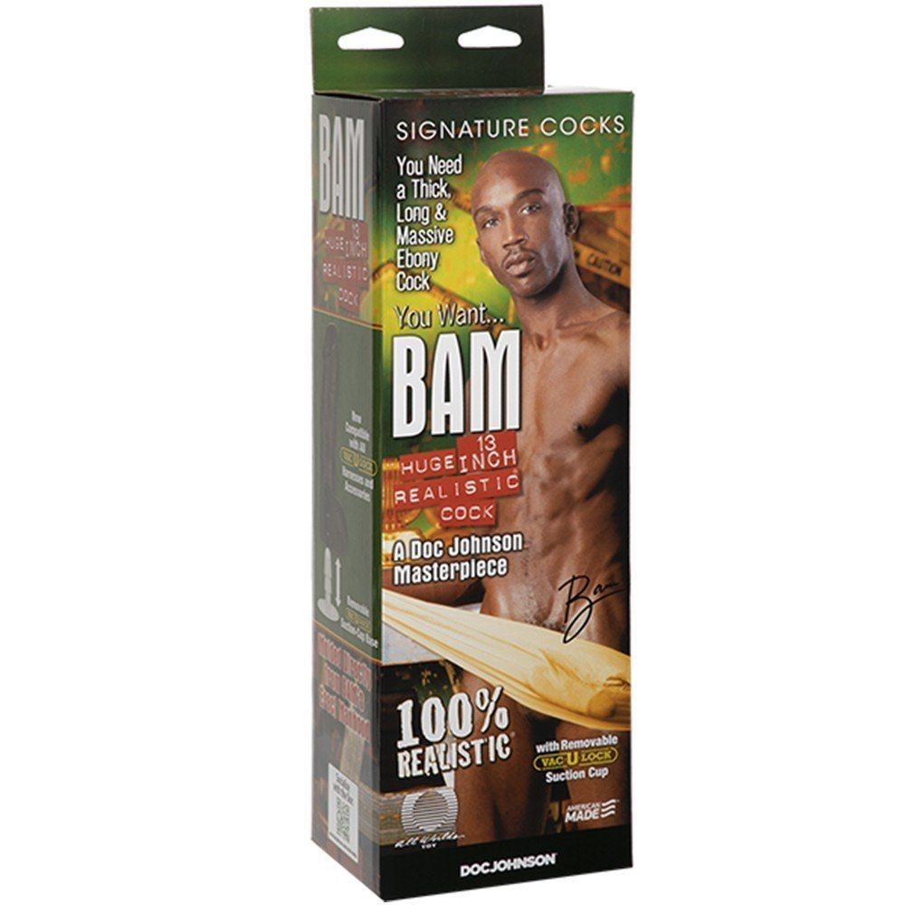 Doc Johnson Signature Cocks Bam Huge Amerikan Realistik Penis
