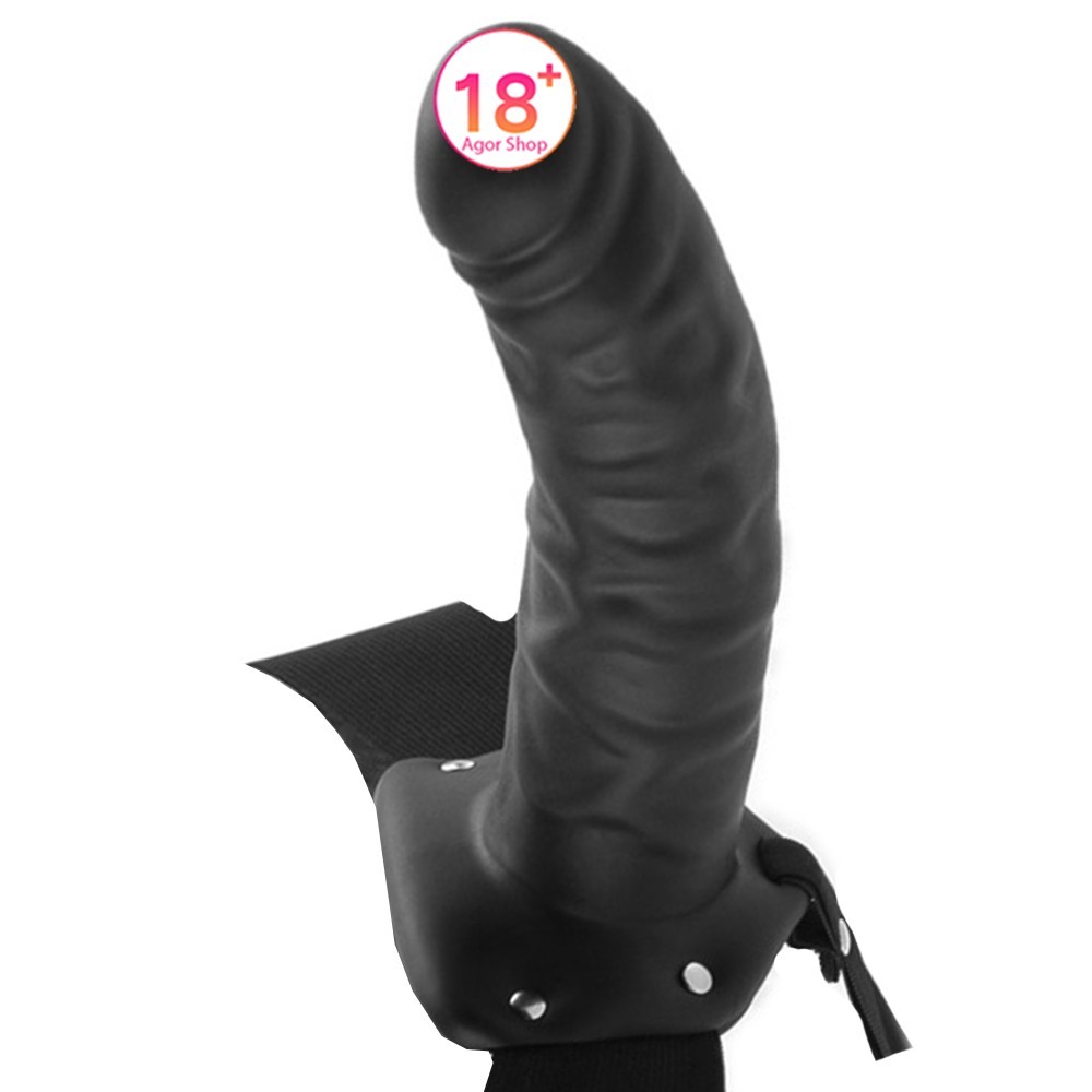 Pipedream Fetish Fantasy Series 8 İnch Hollow Strap-On Black