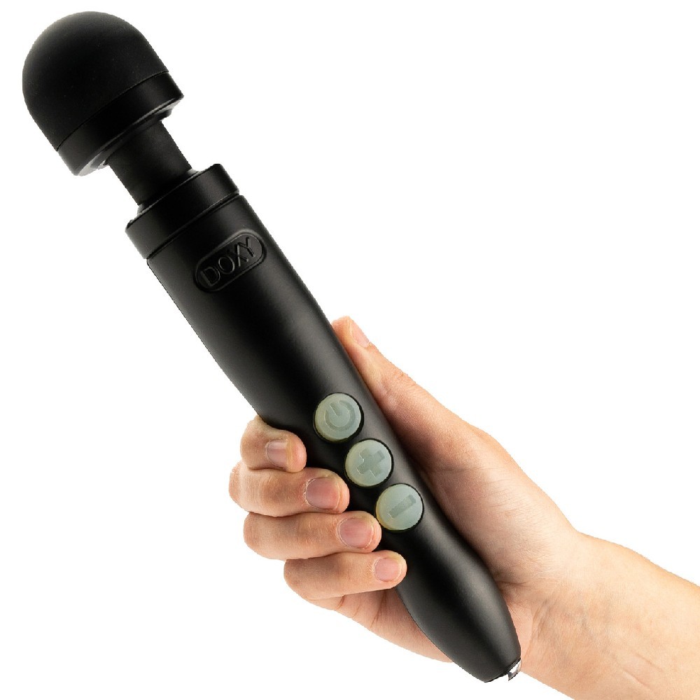 Doxy Die Cast 3R USB Rechargeable Mini Wand Black Massager