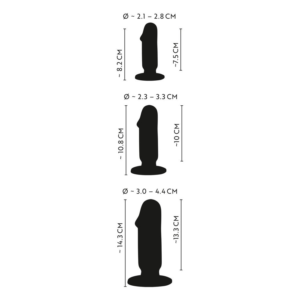 Anos Butt Plug Training Kit Anal Alıştırıcı Set
