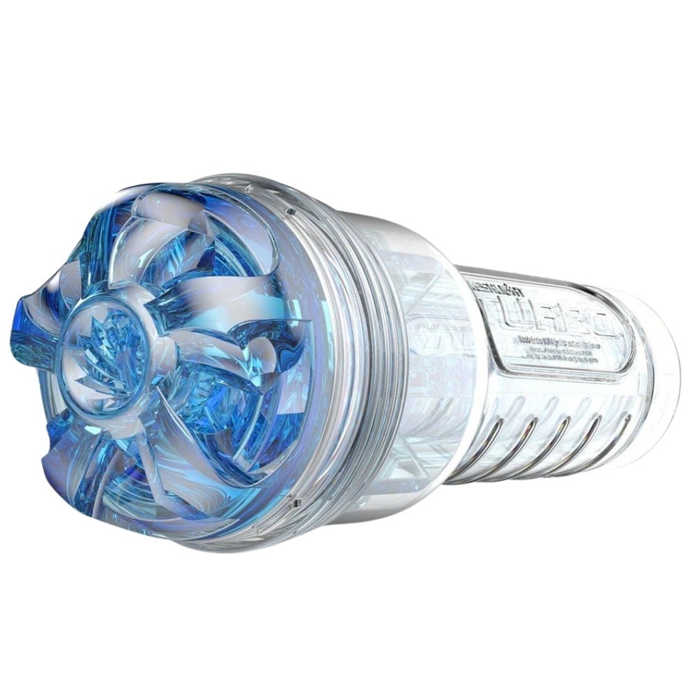 Orjinal Fleshlight Turbo Thrust Blue Ice Oral Masturbator