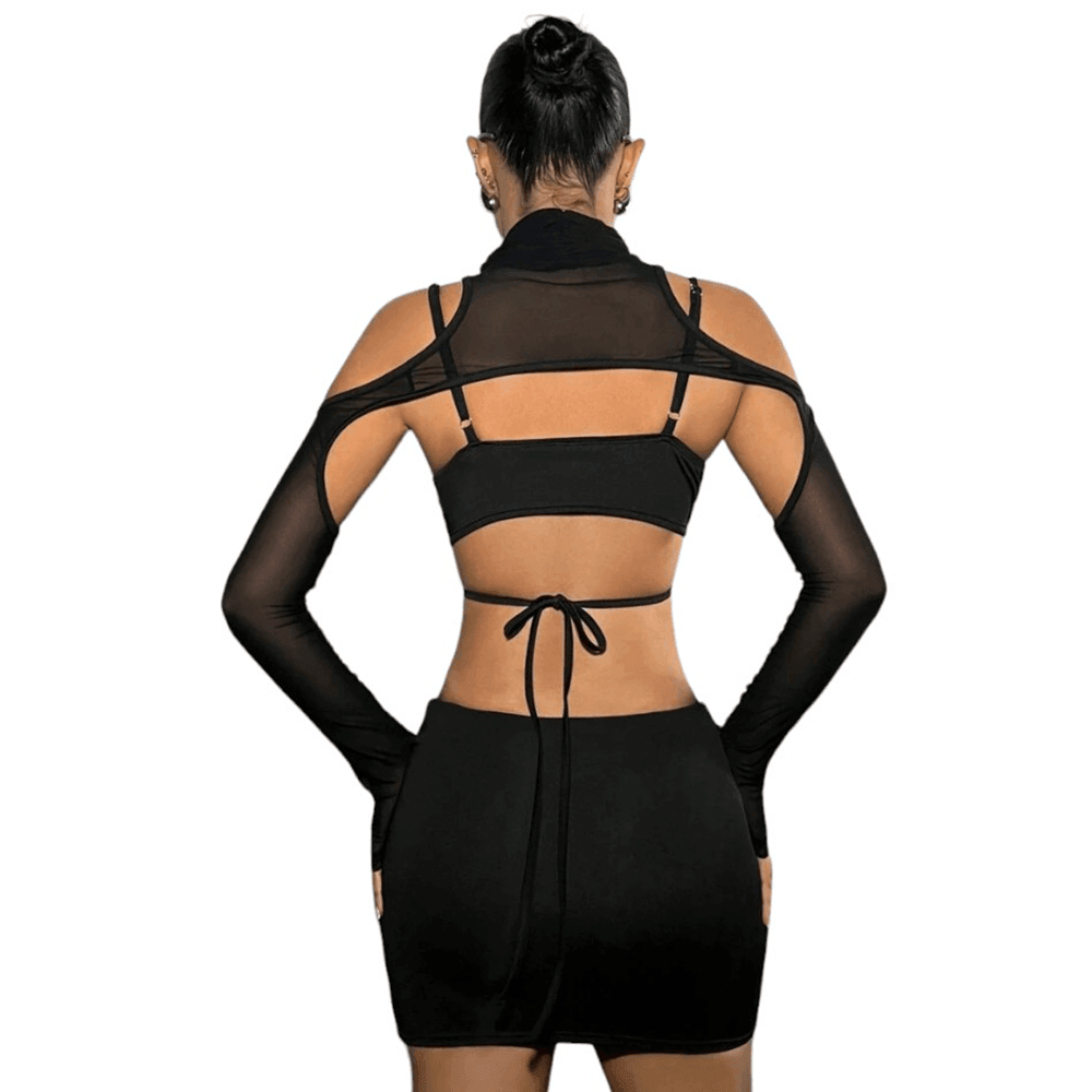 bAŞKa Fantasy Wear Lingerie Dreams Sırt ve Kol Dekolte Seksi Gecelik