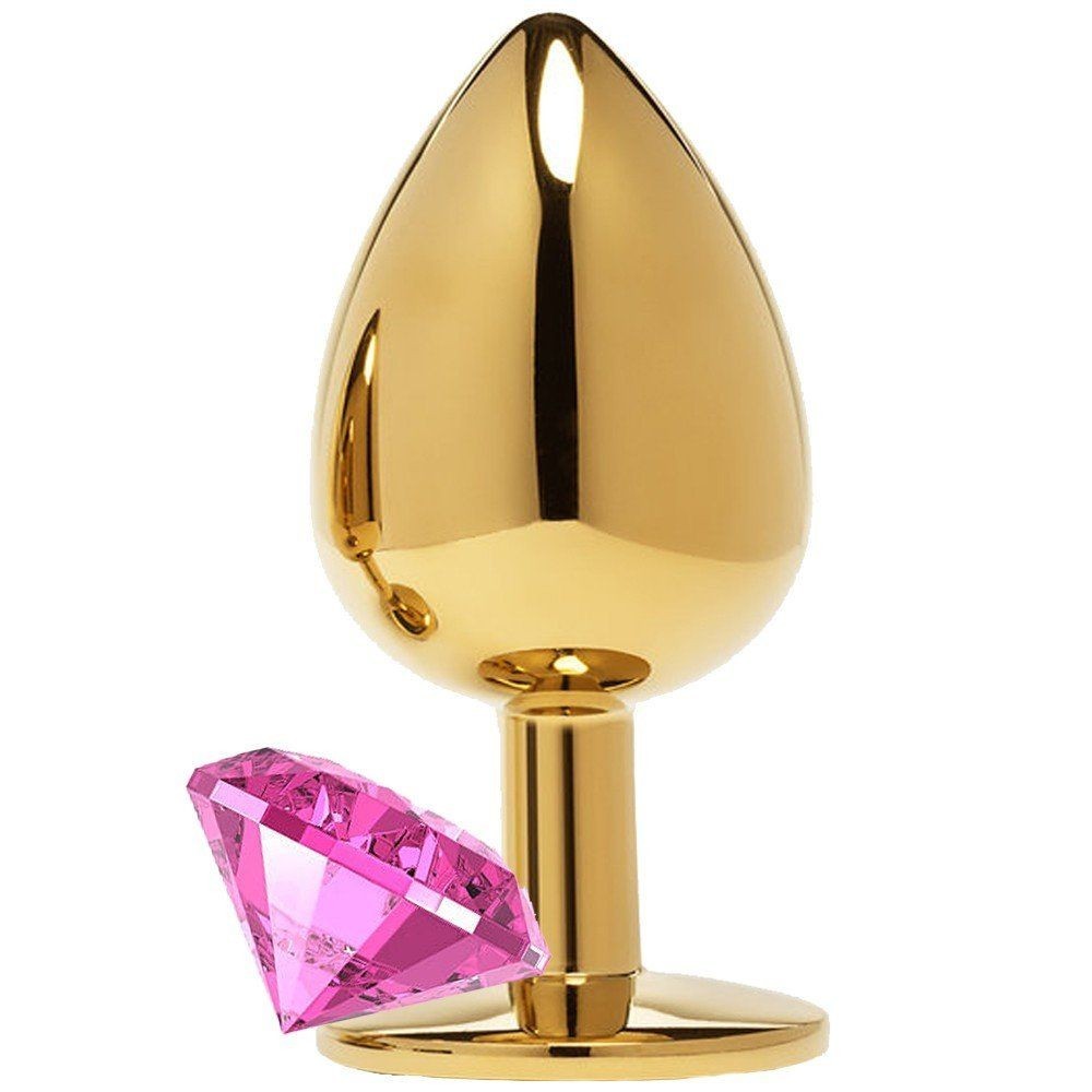 Dolce Piccante Lüks Large Boy Gold Anal Plug