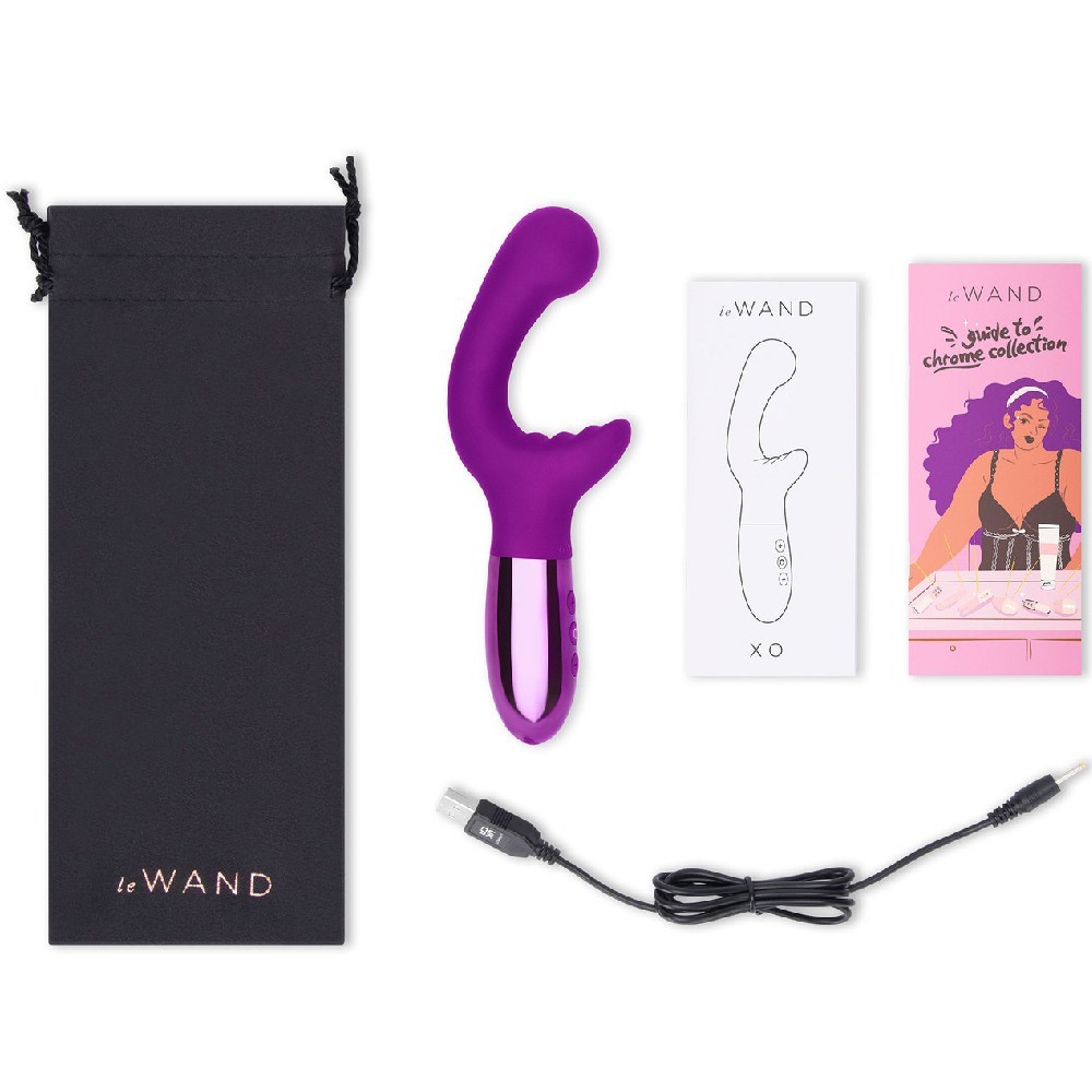 Le Wand XO Double Motor Wave Rechargeable Dual Stimulation Vibrator