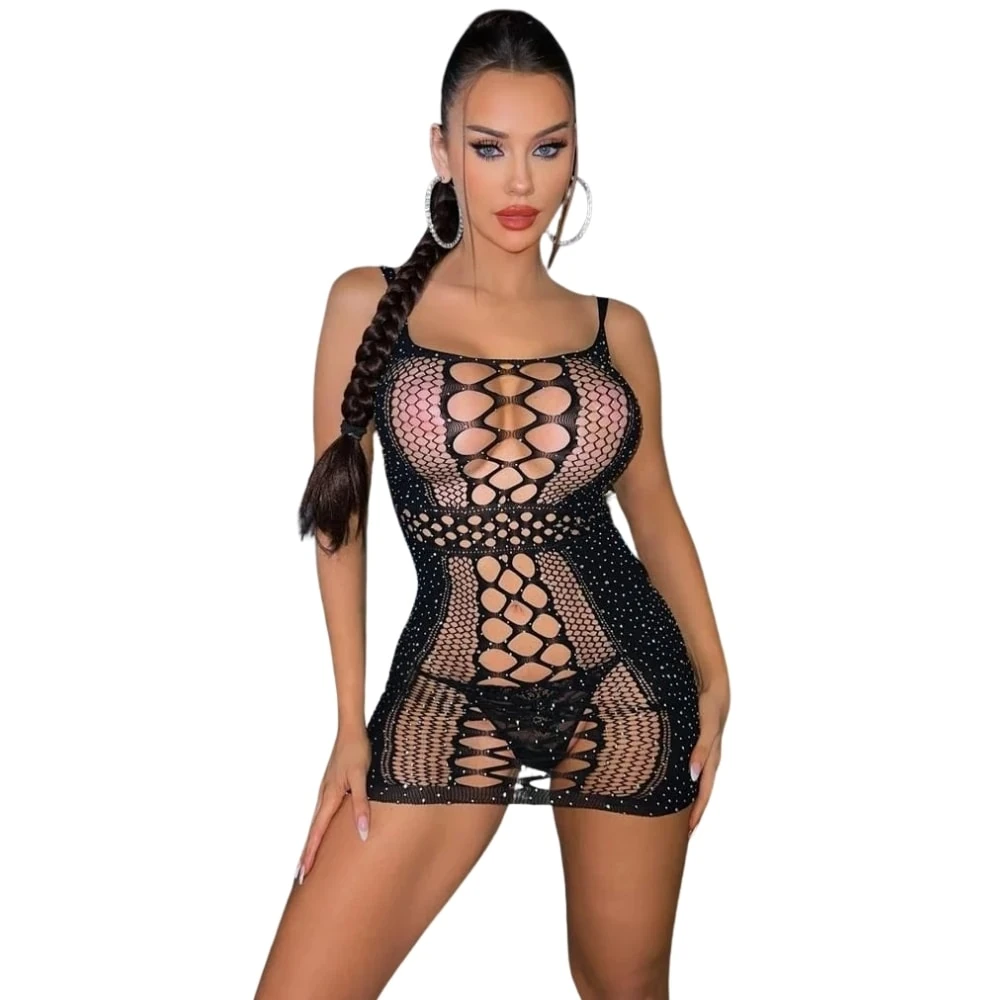 Başka Vivaldy Taşlı Vücut Çorabı