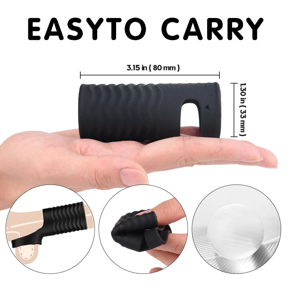 bAŞKa Erotica Toys Wolf Tırtıklı Silikon Penis Kılıfı