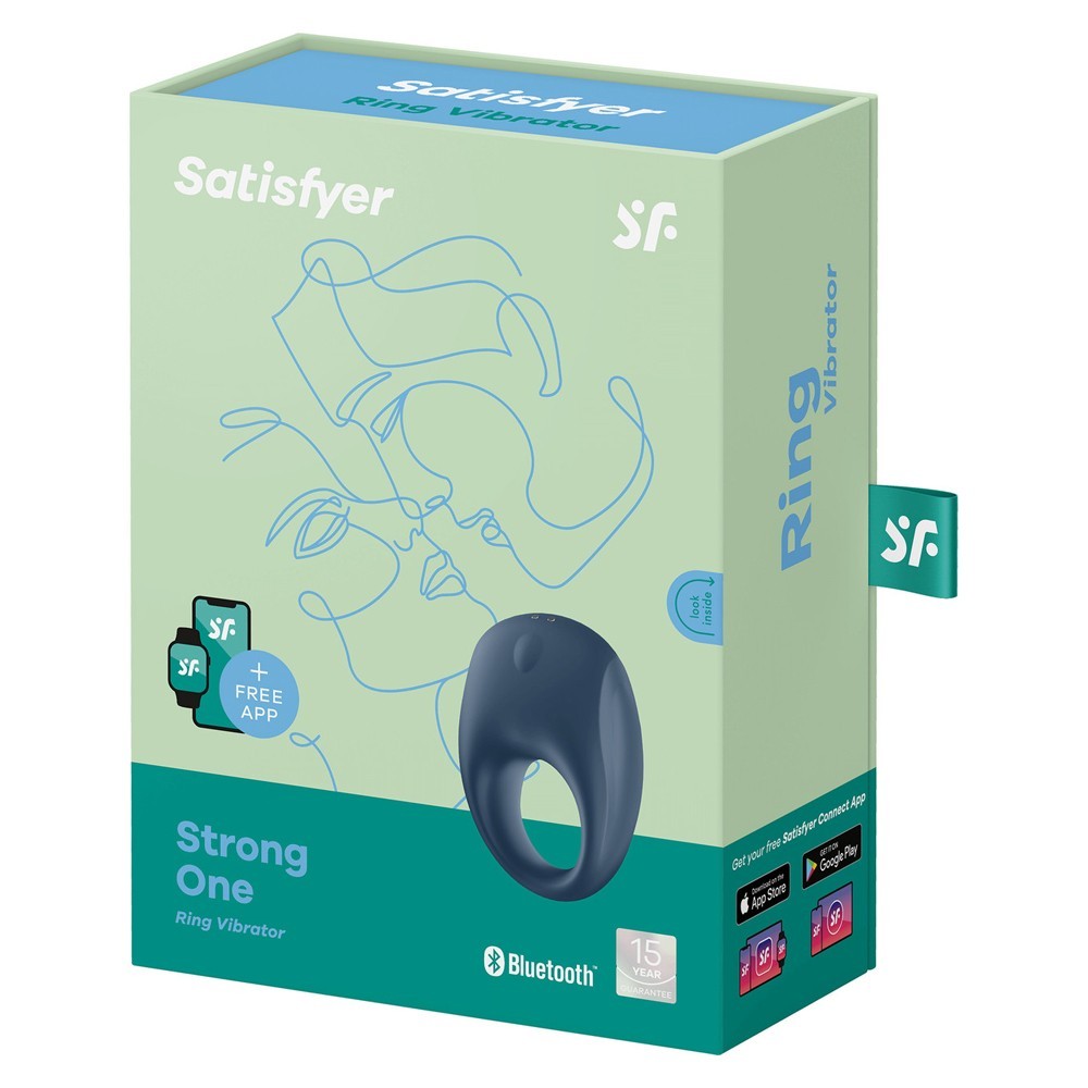 Satisfyer Strong One Ring App-Controlled Telefon Kontrollü Penis Halkası