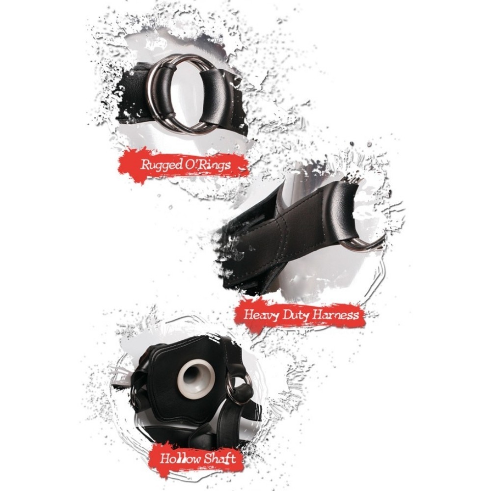 Pipedream Fetish Fantasy Extreme Hollow Strap-On 26 cm İçi Boş Kemerli Penis