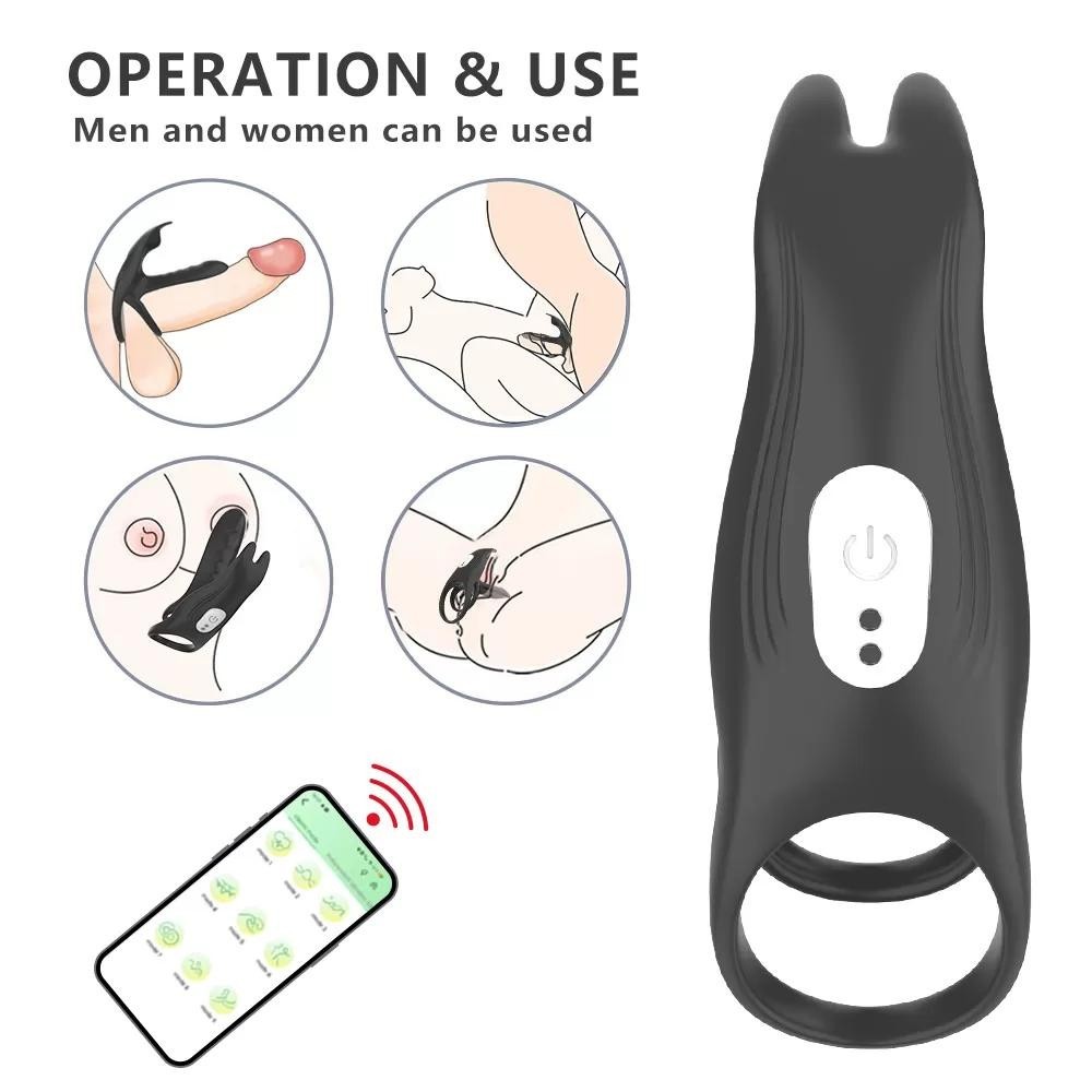 bAŞKa Erotica Toys Alex Telefon Kontrollü Penis Halkası