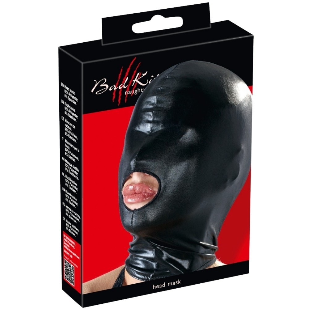 Bad Kitty Head Mask Open Mouth Mask