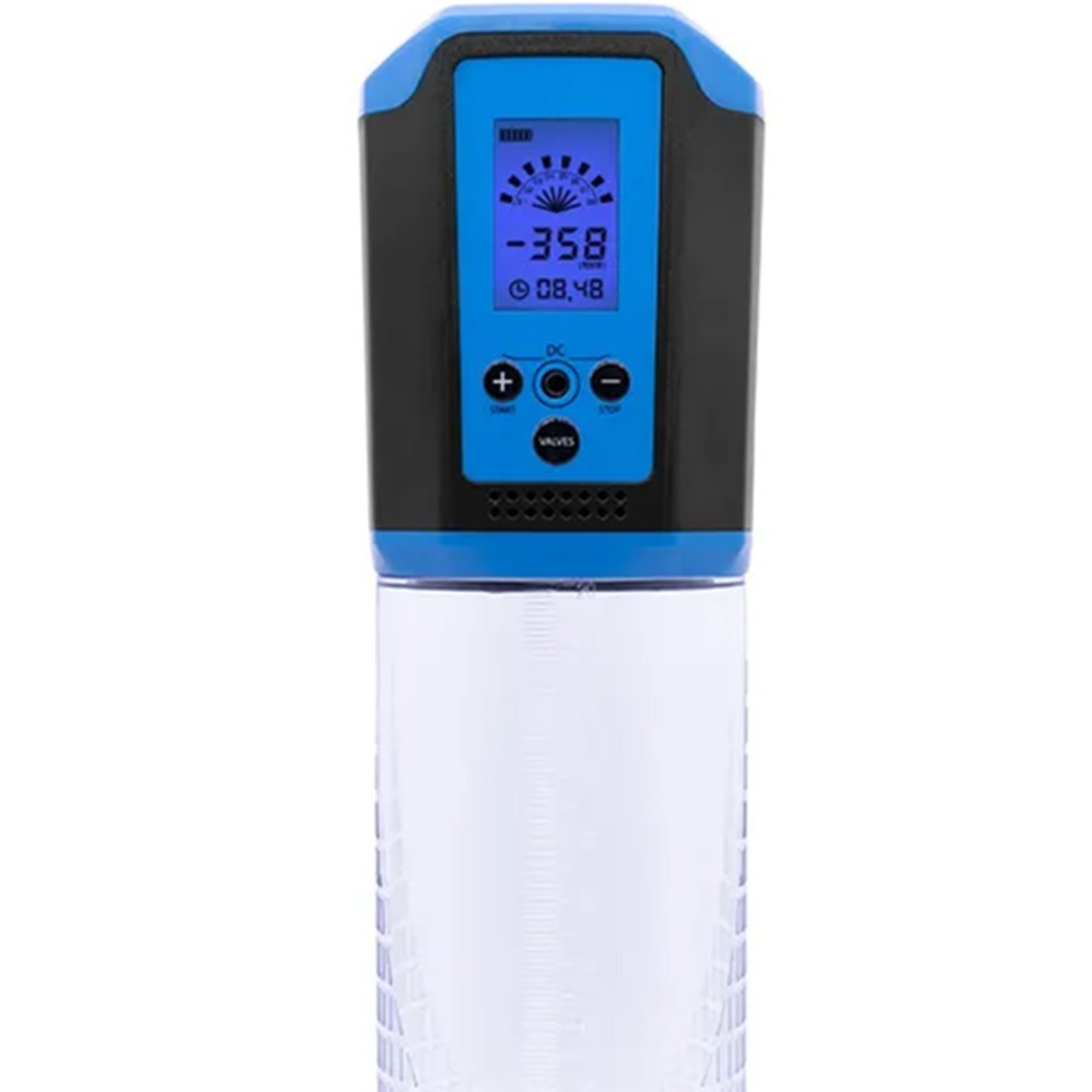 bAŞKa Canwin Bigger Man Passion Pump 8 Speed Otomatik Penis Pompası-Blue