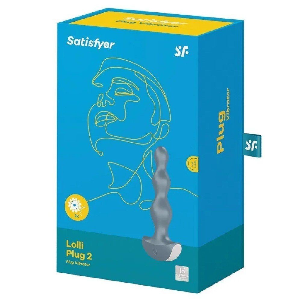Satisfyer Lolli Plug 2 İce Blue Boğumlu Anal Vibratör