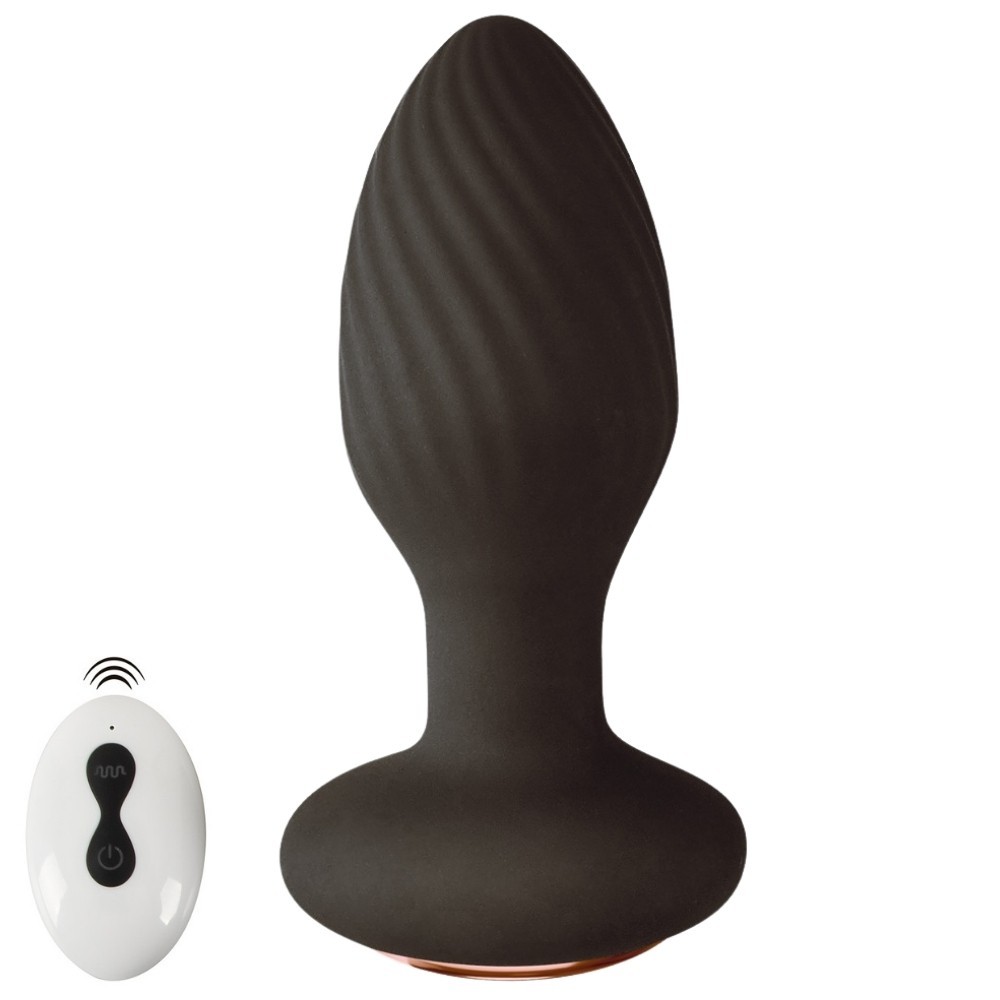 Anos Finest Butt Wear Remote Control Rotating Butt Plug Anal Vibratör