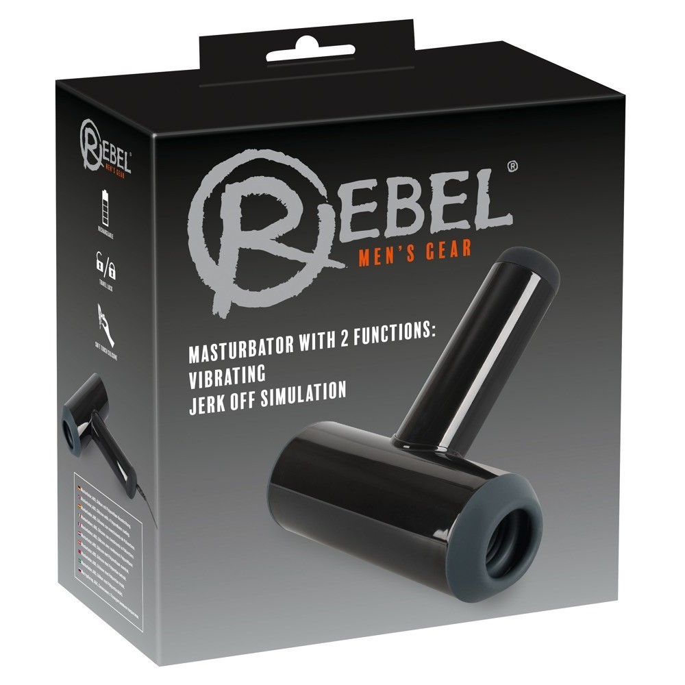 Rebel Men's Gear Masturbator With 2 Functions Stroker Vajina