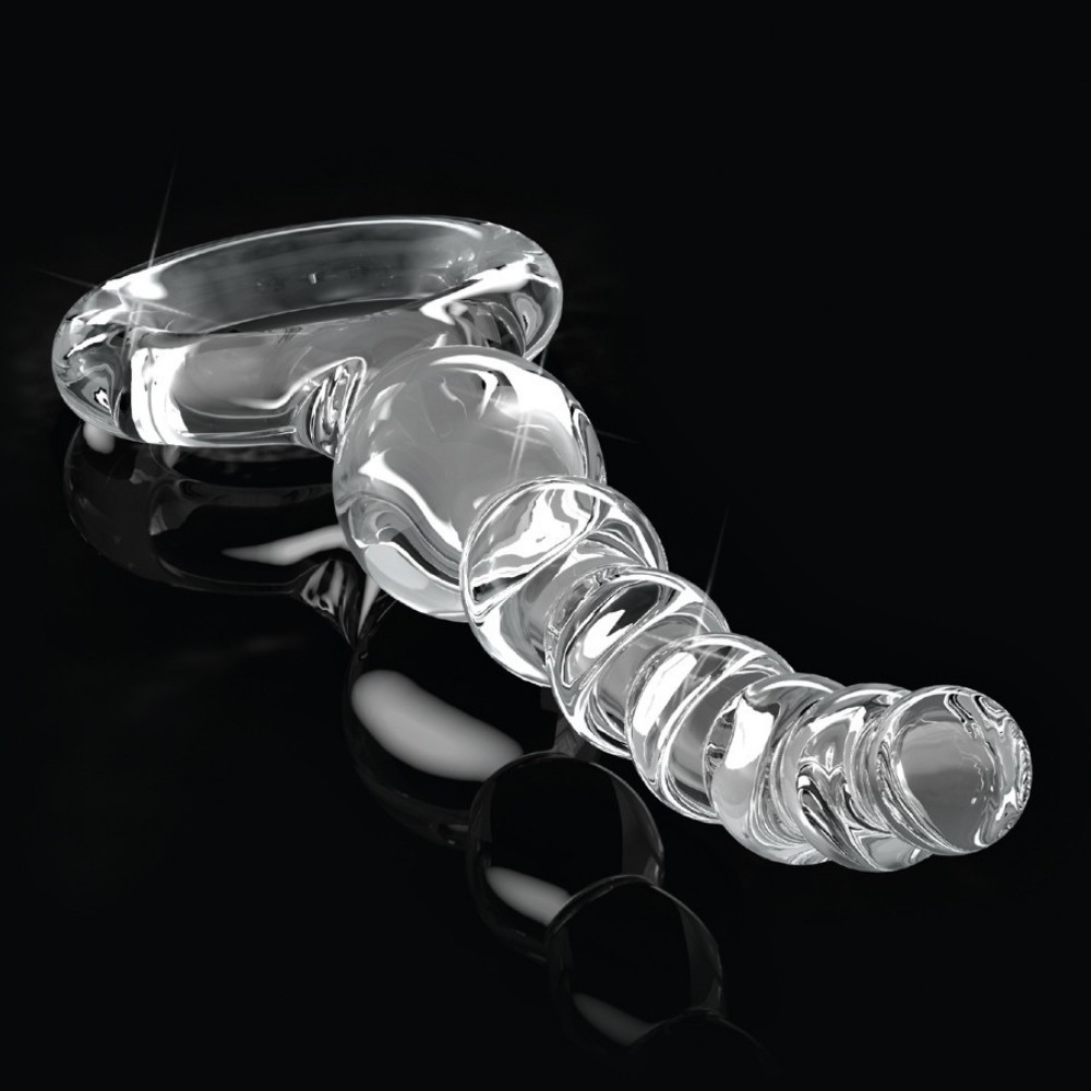 Pipedream İcicles No. 67 Blown Glass With Cam Dildo