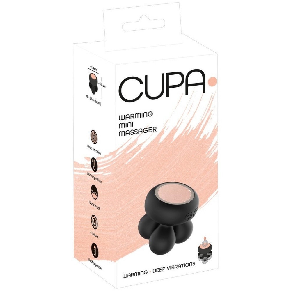 Cupa Warming Mini Massager Isınan Mini Masaj Aleti