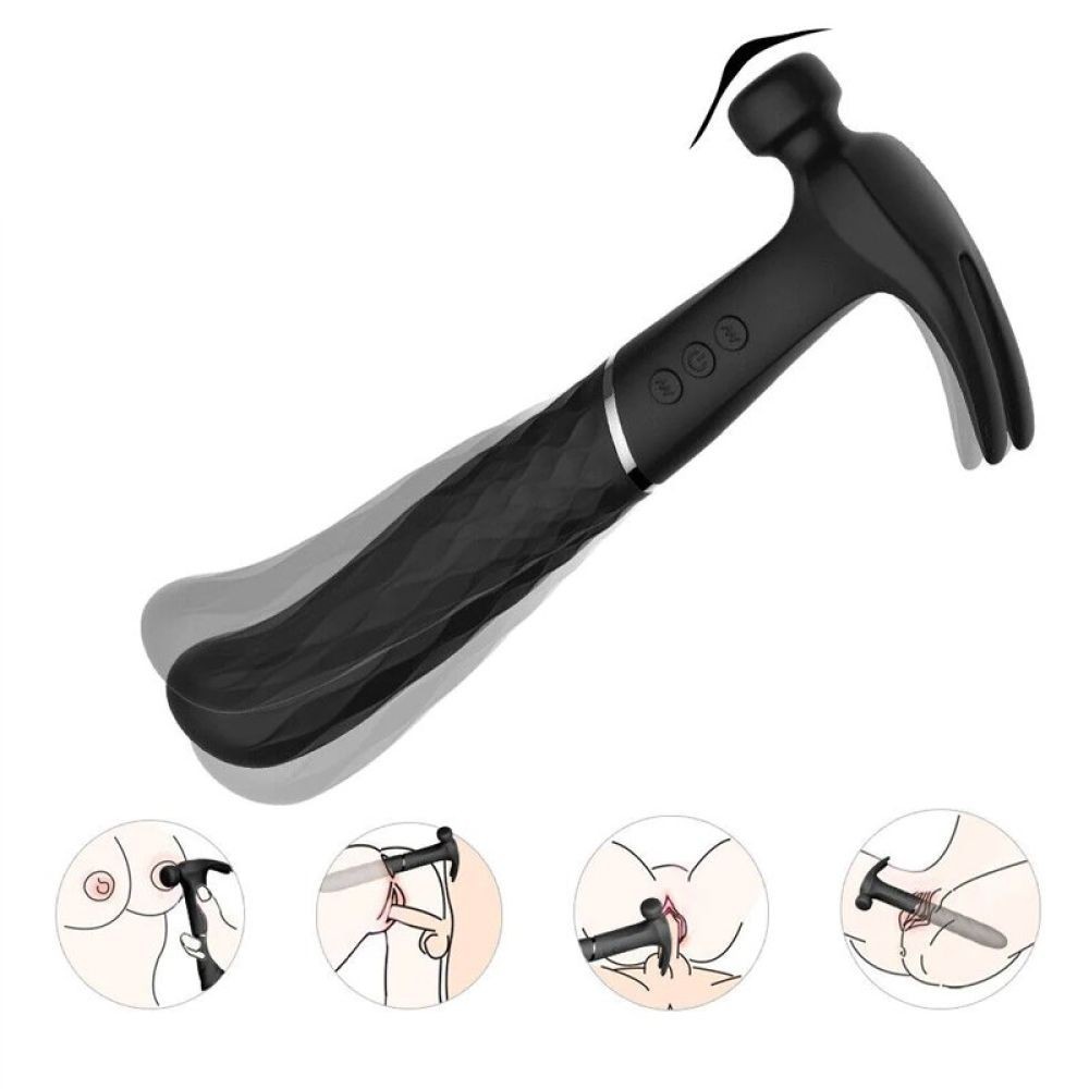 bAŞKa Hammer Love Black Ultra Güçlü Çekiç Vibratör
