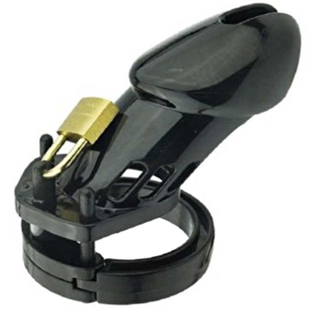 bAŞKa Master Chastity Devices Black Plastik Penis Kafesi