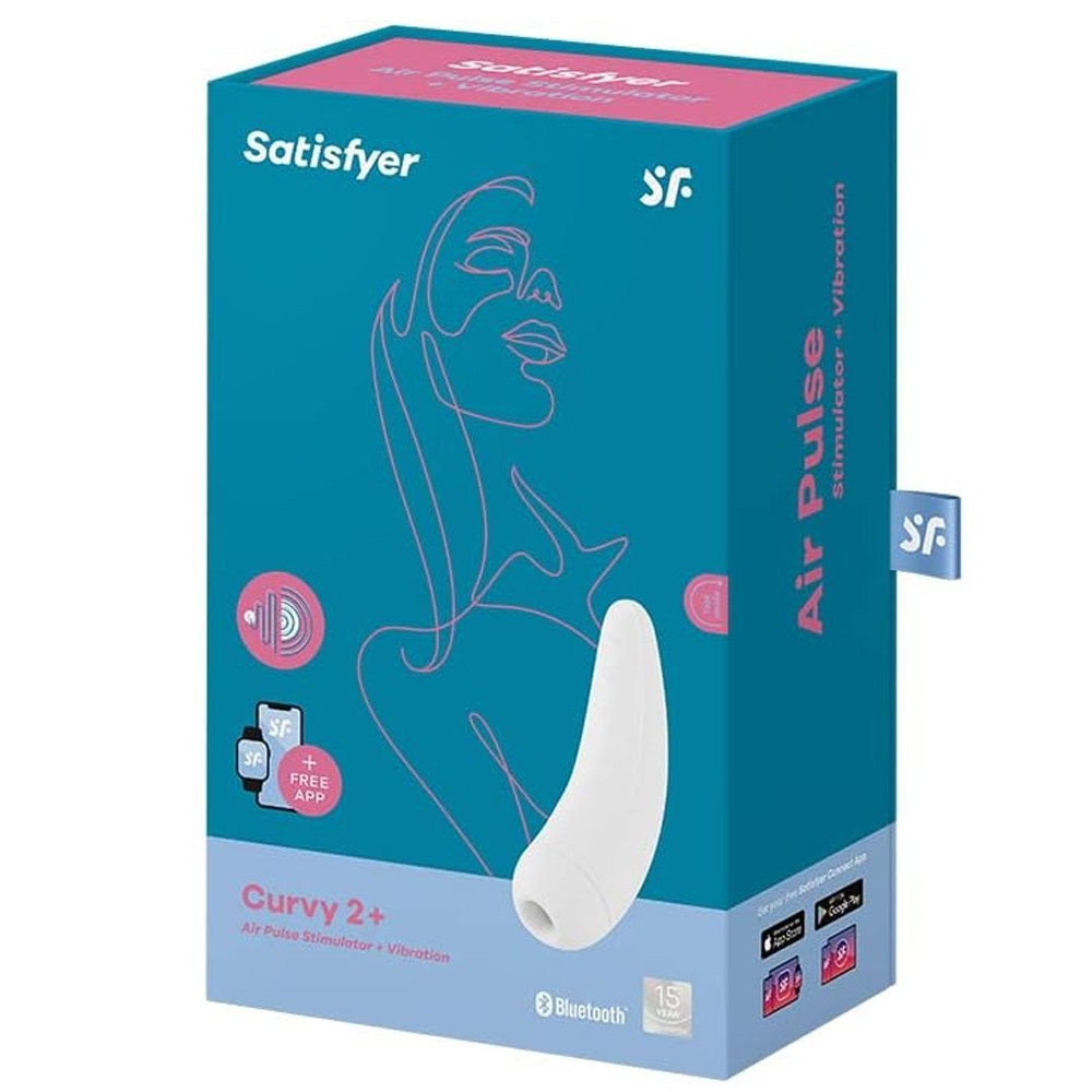 Satisfyer Curvy 2+ App-Controlled Air Pulse Emiş Güçlü Vibratör