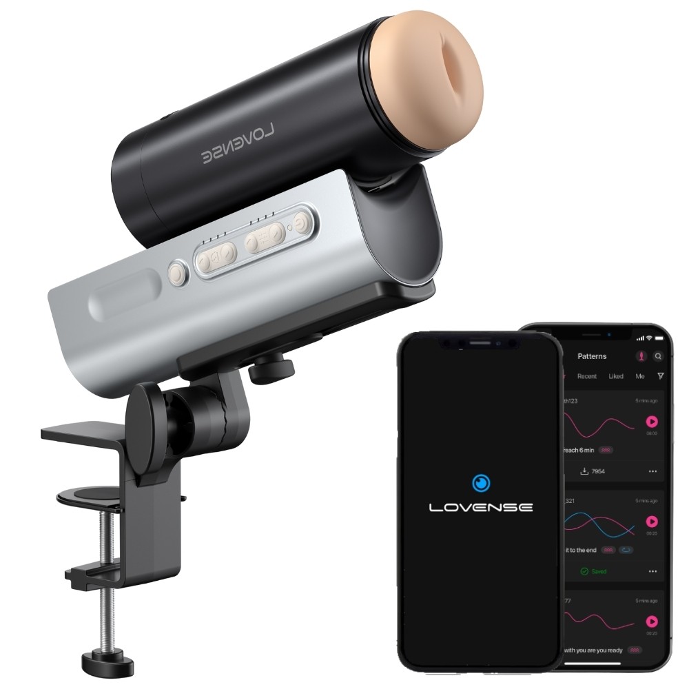 Lovense Solace Pro Telefon Kontrollü ve İleri Geri Hareketli Mastürbatör