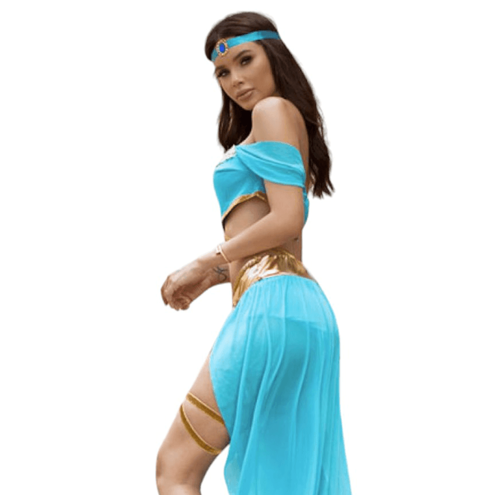 bAŞKa Fantasy Wear Lingerie Dreams Seksi Dansöz Kostümü-Mavi